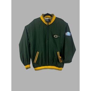 VTG Pro Player NFL Green Bay Packers Quarter Zip Pull Over Size L